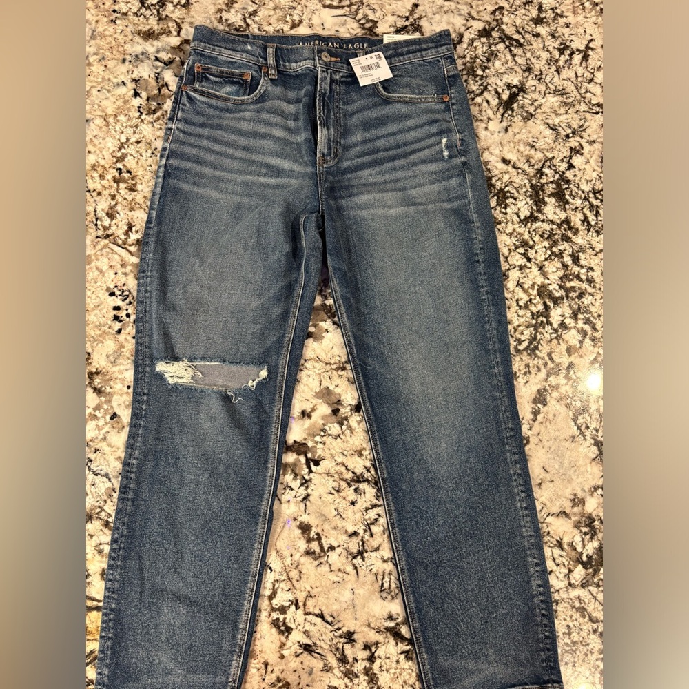 American Eagle Outfitters Blue Straight Leg Jeans